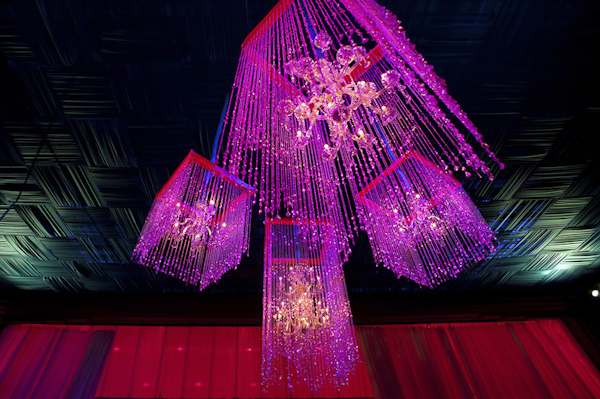 colorful chandelier - wedding photo by top South Carolina wedding photographer Leigh Webber